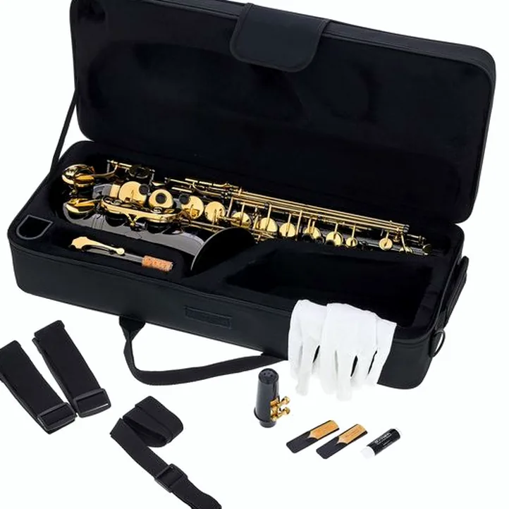 Thomann TAS-180 Black Alto Sax Set II
