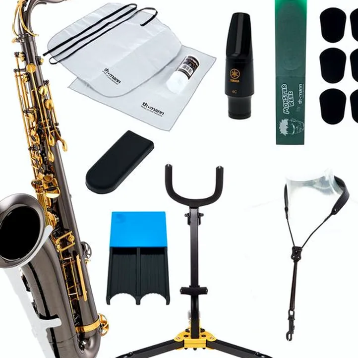 Thomann TTS-180 Black Tenor Sax Set